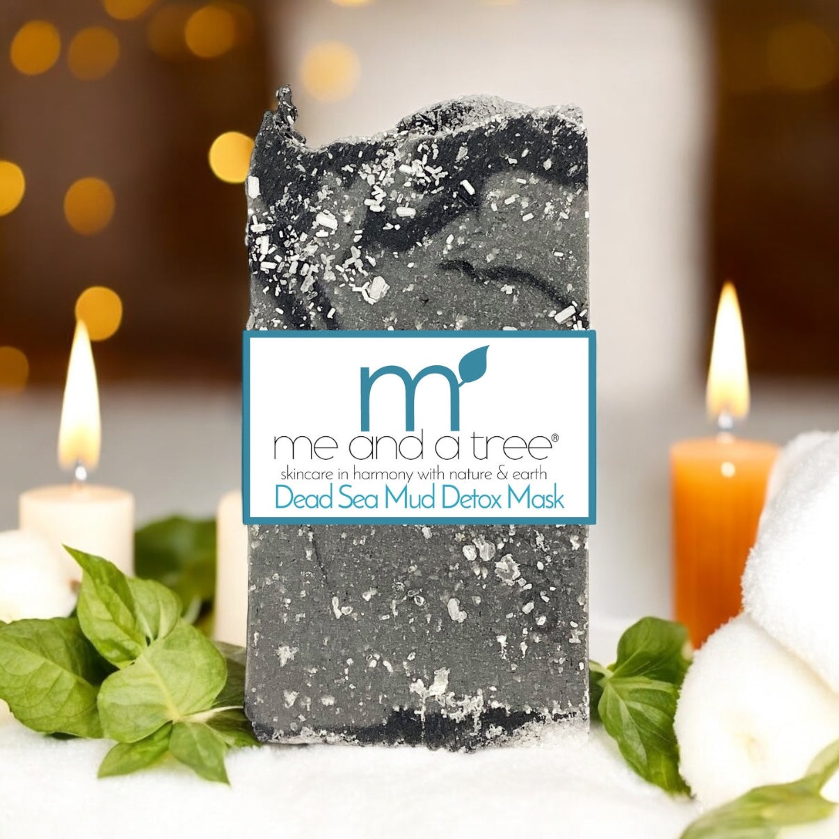 Dead Sea Mud Mask Bar Soap – Mineral-Rich Clarifying Facial & Body Cleanser