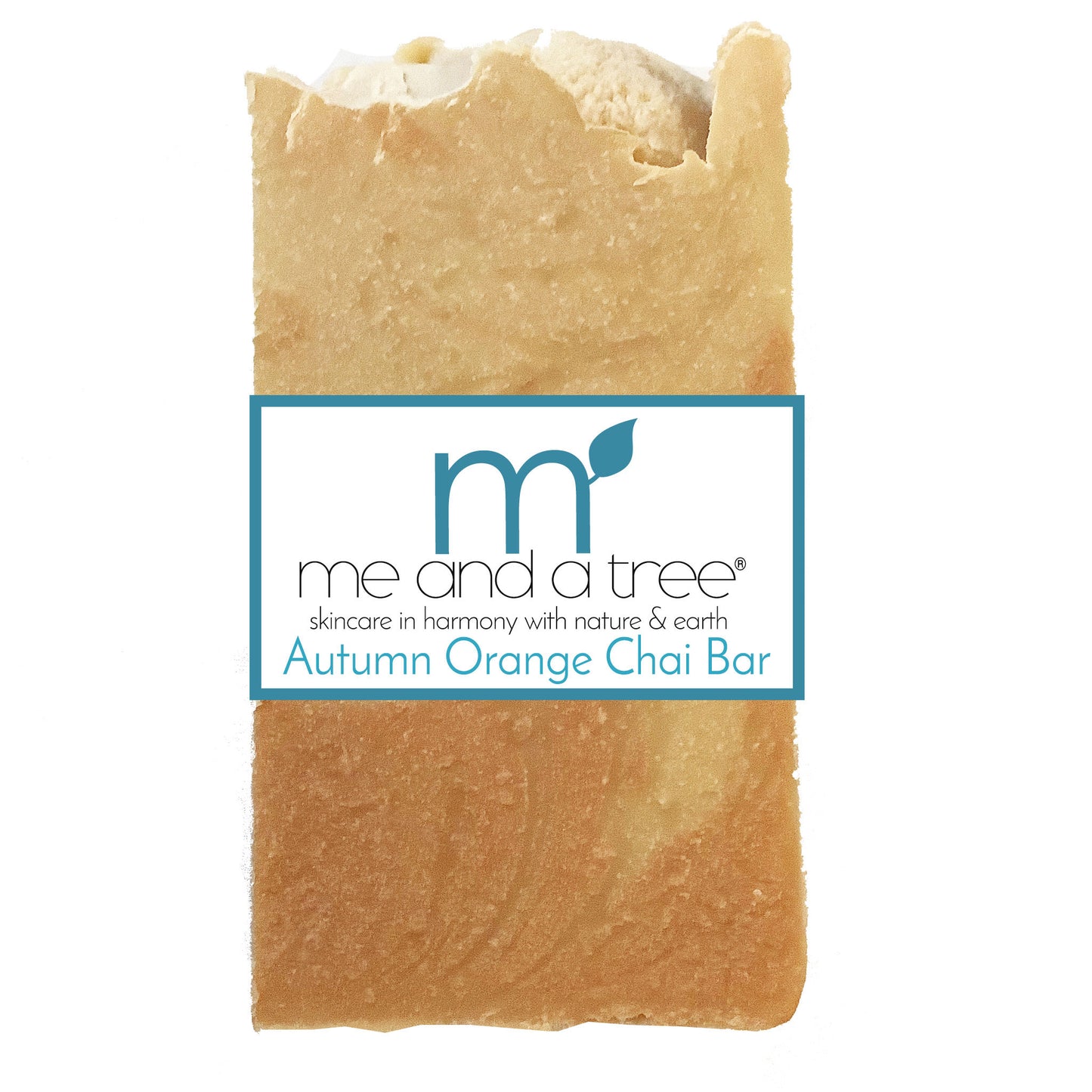 Best Autumn Orange Chai Bar Soap - All-Natural Soap for Hair, Body, and Face - Infused with Skin-Softening Ingredients for Luxurious Self-Care