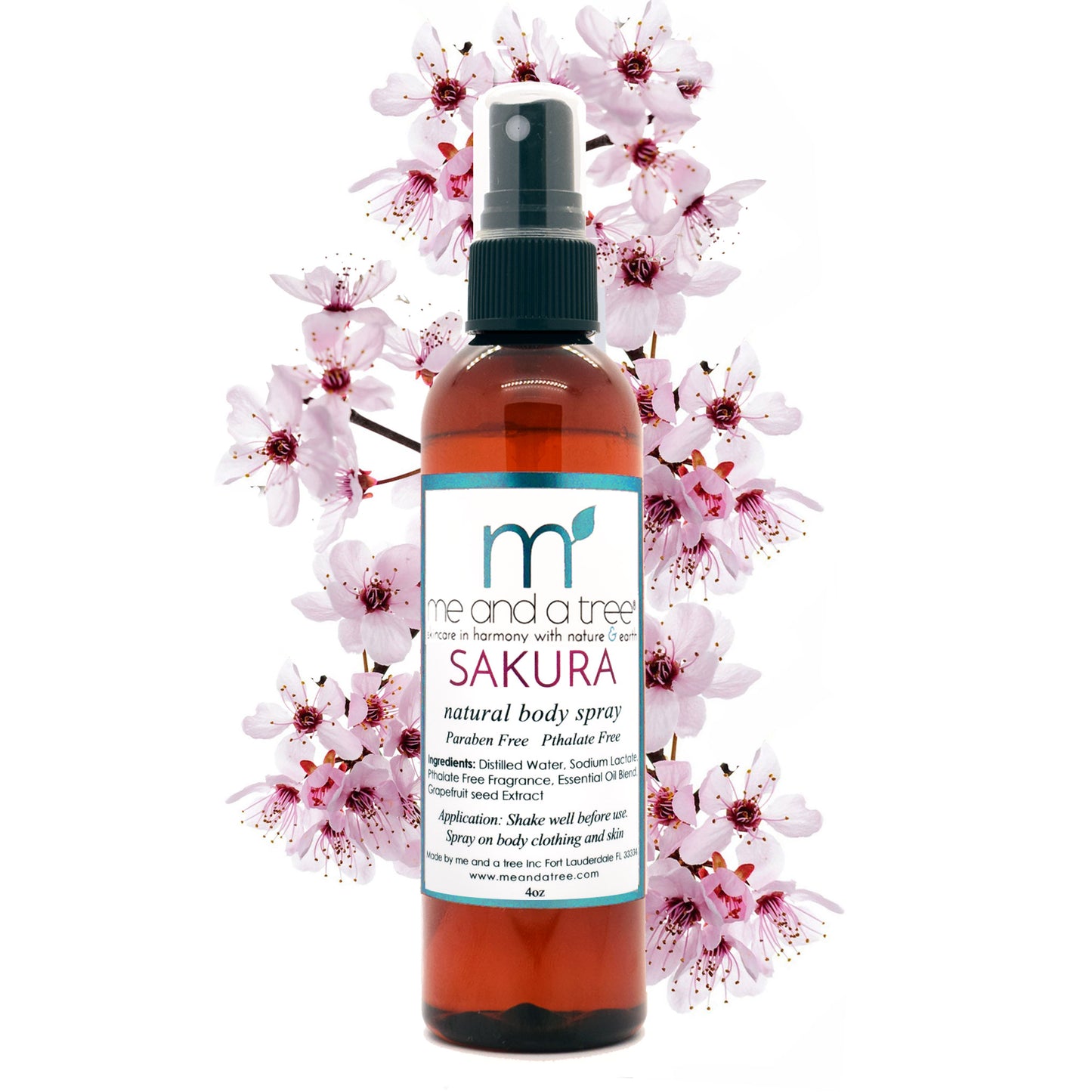 Best Natural Floral Body Spray Mist Sakura